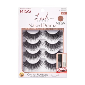 KISS Faux Mink False Eyelashes Full Volume Multipack
