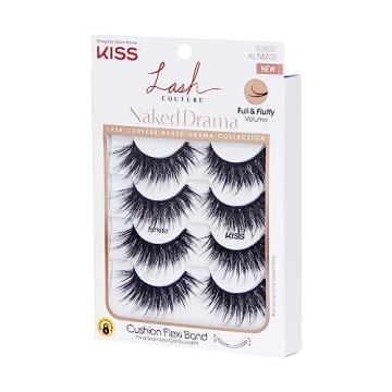 KISS Faux Mink False Eyelashes Full Volume Multipack