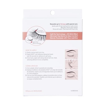 KISS Faux Mink False Eyelashes Full Volume Multipack