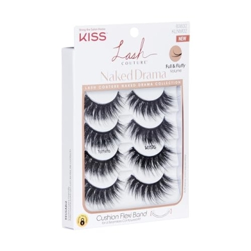 KISS Faux Mink False Eyelashes Full Volume Multipack