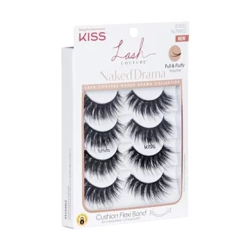 KISS Faux Mink False Eyelashes Full Volume Multipack