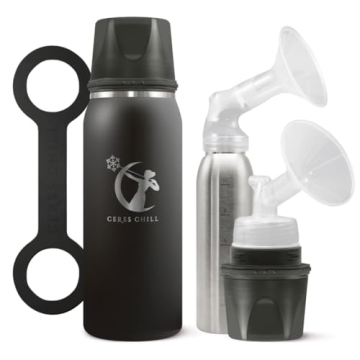 Breastmilk Chiller Reusable Storage Container by CERES CHILL | Keeps Milk Safe for up to 20 Hours | ...
