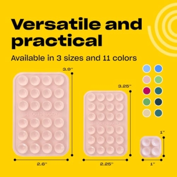 OCTOBUDDY Mini Silicone Suction Phone Mount for Photos