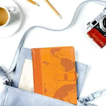 The Amazing Office World Map Refillable Journal – 5x8 Writing Notebook with Strong Clasp and 200 Lined Pages | Personal Diary, Travel Journal, or Gift for Women and Men