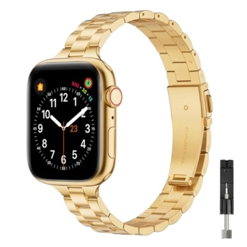 Elegant Stainless Steel Band for Apple Watch - Ultra Thin & Adjustable