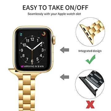 Premium Stainless Steel Apple Watch Band Ultra Thin Adjustable