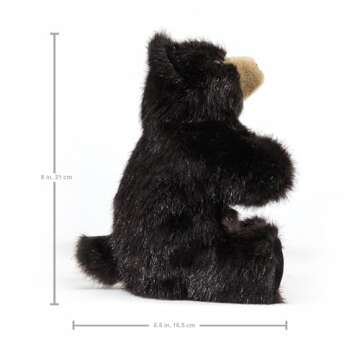 Folkmanis Baby Black Bear Puppet for Engaging Play and Learning