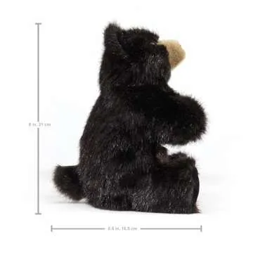 Folkmanis Baby Black Bear Puppet for Engaging Play and Learning
