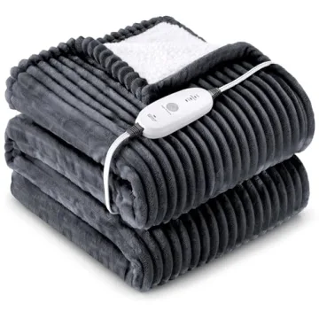 HYLEORY Heated Blanket Electric Throw - Cozy Comfort and Safety Features for All