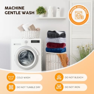 HYLEORY Cozy Heated Blanket with Safety Features and Style