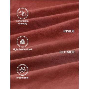 CRZ YOGA Women's Fleece Zip Up Cropped Hoodie Stylish Activewear