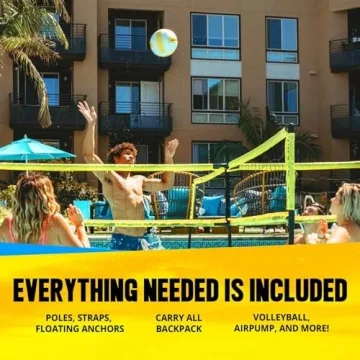 CROSSNET H2O Volleyball Pool Game - Fun For All Ages