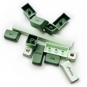 XDK Cute Matcha Green Keycaps Set for Mechanical Keyboards