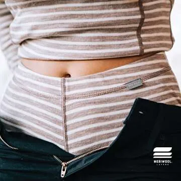 MERIWOOL Womens Base Layer 100% Merino Wool Heavyweight 400g Thermal Pants Leggings for Women Black