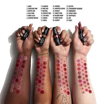 NYX PROFESSIONAL MAKEUP Matte Lipstick - Eden (Bright Blue-Red)