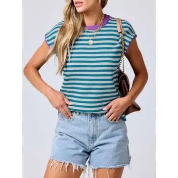 Stylish ANRABESS Women's Summer Cap Sleeve Sweater for Every Occasion