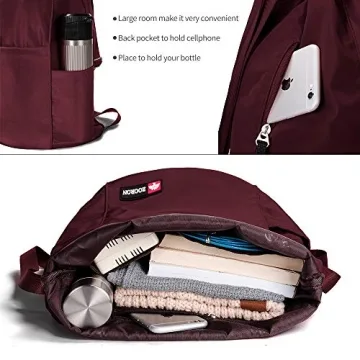 ZOORON Waterproof Drawstring Gym Backpack for All Activities