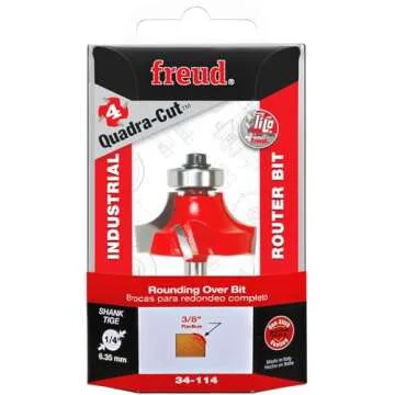Freud 34-114 3/8" Radius Rounding Over Bit - Quadra-Cut