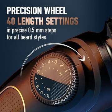 King C. Gillette Cordless Beard Trimmer for Ultimate Grooming