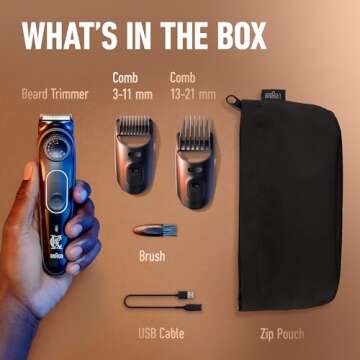 King C. Gillette Cordless Beard Trimmer for Ultimate Grooming