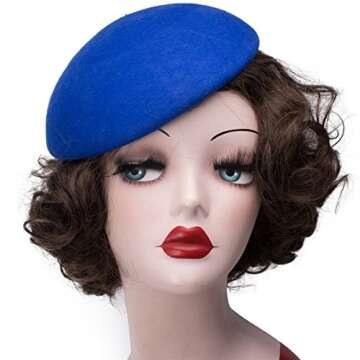 Chic Wool Felt Pillbox Hat for Crafting and Style