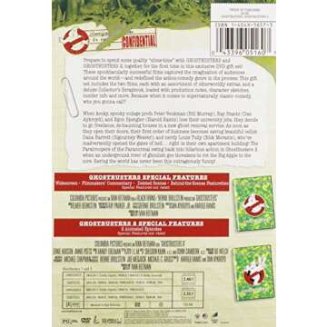 Ghostbusters Double Feature Gift Set (Ghostbusters / Ghostbusters 2 + Commemorative Book)