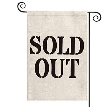 AVOIN colorlife Broom Amuck Halloween Garden Flag 12x18 Inch Double Sided Holiday Yard Outdoor Decoration