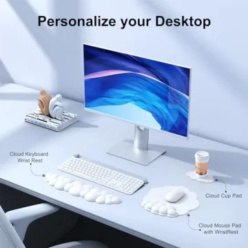 MOKURU Cloud Mouse Pad & Wrist Rest for Comfort