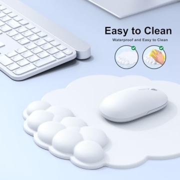 MOKURU Cloud Mouse Pad & Wrist Rest for Comfort