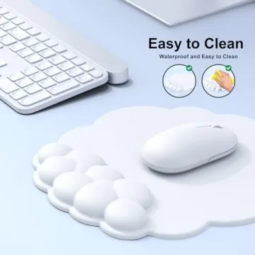 MOKURU Cloud Mouse Pad & Wrist Rest for Comfort