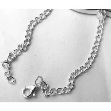 Amlong Plus Deluxe Set of Liquor Tags for Bottles or Decanters, Silver Color, Set of 8 With Adjustable Chain Features (Bourbon, Brandy, Gin, Rum, Scotch, Tequila, Vodka, and Whiskey)