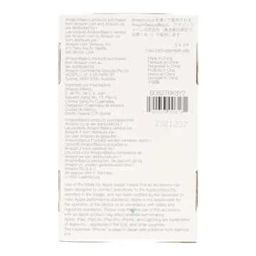 Amazon Basics 2-Pack Fast Charging USB-A to Lightning ABS Durable Charger Cable, MFi Certified for Apple iPhone Charging, iPhone 14 13 12 11 X Xs Pro, Pro Max, Plus, iPad, 6 Foot Length, White