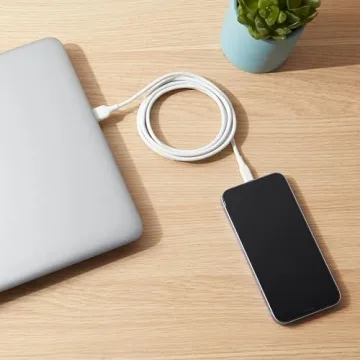 Amazon Basics 2-Pack Fast Charging USB-A to Lightning ABS Durable Charger Cable, MFi Certified for Apple iPhone Charging, iPhone 14 13 12 11 X Xs Pro, Pro Max, Plus, iPad, 6 Foot Length, White