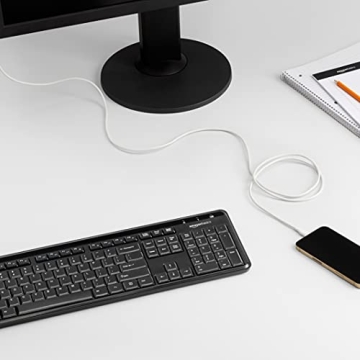 Amazon Basics 2-Pack Fast Charging USB-A to Lightning ABS Durable Charger Cable, MFi Certified for Apple iPhone Charging, iPhone 14 13 12 11 X Xs Pro, Pro Max, Plus, iPad, 6 Foot Length, White