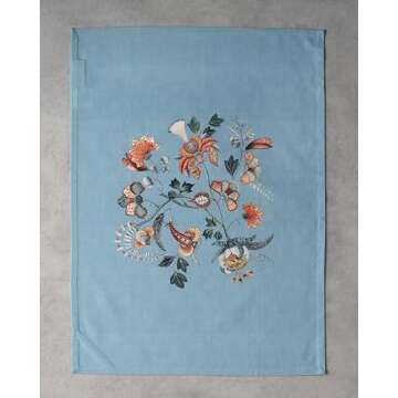 Maison d' Hermine Kitchen Towel 100% Cotton Quick Dry Cleaning Dishtowel for Gifts, Dining, Home, Wedding, Banquet, Buffet, Dalida - Thanksgiving/Christmas (Set of 3)