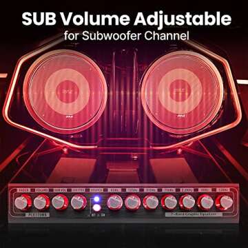 Pyle 7 Bands Graphic Equalizer for Ultimate Audio Control