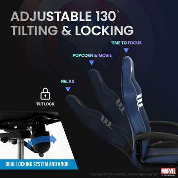 Marvel Avengers Captain America Gaming Chair 2023