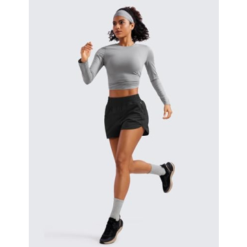 High Waisted Running Shorts for Active Women - Quick Dry