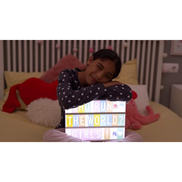 Pink Cinema Light Box 400 Letters Emojis Gift for Girls