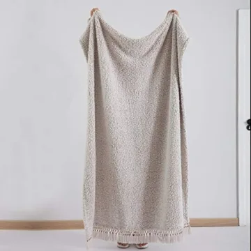 Ultra Soft Cozy Sherpa Blanket with Tassel for All