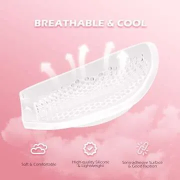 Yofidra Silicone Bra Inserts and Breast Enhancers, Add 2 Cups, Breathable, Reusable,1 Pair