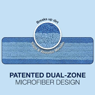 Bona Microfiber Mop Pads - 3 Pack for Fast Cleaning