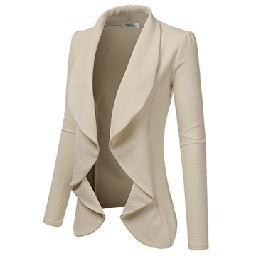 Buy DOUBLJU Women's Classic Draped Blazer in Plus Size
