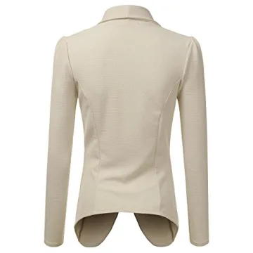 Buy DOUBLJU Women's Classic Draped Blazer in Plus Size