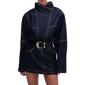 Ronny Kobo Maddix Denim Mini Dress for Women