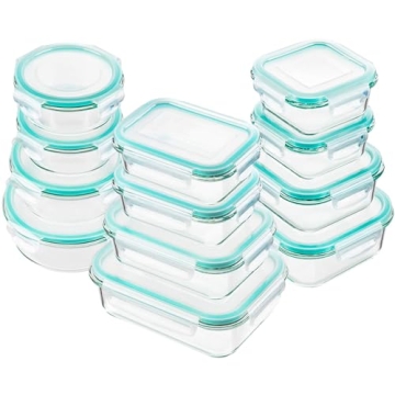 Bayco 24-Piece Glass Food Storage Container Set