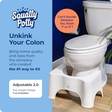 Squatty Potty The Original Adjustable Bathroom Stool
