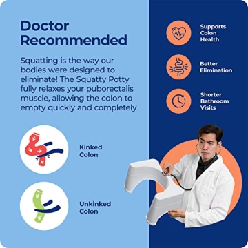 Squatty Potty The Original Adjustable Bathroom Stool