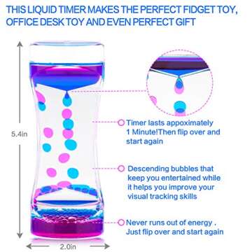 Fidget Toys Set, 43 Pcs Push Bubble Sensory Fidget Toys Sets Stress Relief and Anti-Anxiety Hand Toy...