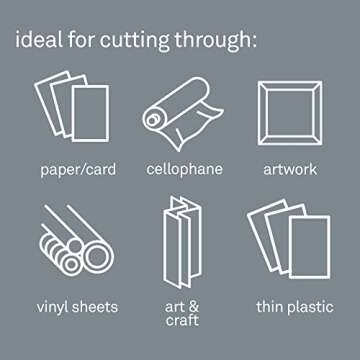 Slice 10416 New Precision Cutter 10416, Craft Cutter, Micro-Ceramic Blade Lasts up to 11x Longer Than Metal, Hobby Knife With Precision Blade, Replaceable Blade